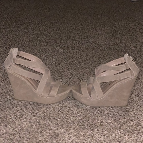 Chinese Laundry Mighty Strappy Wedges sz 9 - Picture 5 of 8